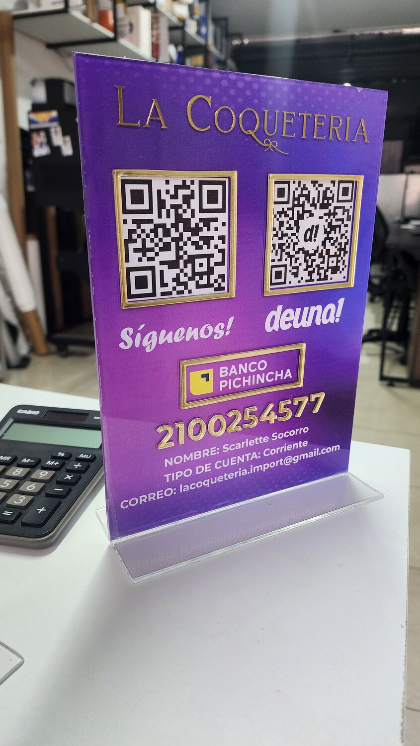 Habladores para punto de venta